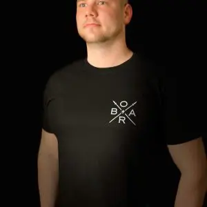 Boar  Front & Back Herrenshirt Schwarz